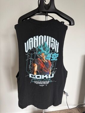 Dragon ball z vanquish tank top size large
